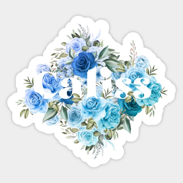 Caliss - floral Sticker by Lyxy